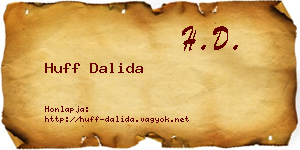 Huff Dalida névjegykártya